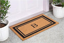 Calloway Mills 152963048B Black Border 30" x 48" Monogram Doormat Letter (B) by CozyNest Decor