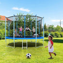Trampoline with Enclosure - 12FT & 14FT Recreational Trampolines, Ladder, AntiRust Coating, ASTM Approved by TinyTreasures Baby Boutique