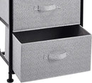Amazon Basics Fabric 4-Drawer Storage Organizer Unit for Closet, Black by CozyNest Decor