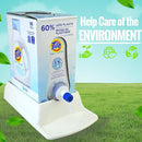 Skywin Detergent Box Riser (Eco Box), Raises Boxed Liquid Laundry Detergent Cup Holder & Drip Tray Catcher, Laundry Detergent Holder (White) by CozyNest Decor