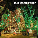 TW SHINE Green Christmas Lights, 20FT 100 Count Incandescent Halloween Lights, Waterproof St. Patrick's Day Decorations for Outdoor Indoor Xmas Tree Patio Home Party Garden Yard Decor by GreenHaven Gardens