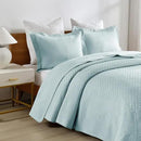 MarCielo 3-Piece 100% Cotton Oversized Bedspread Lightweight Quilt Coverlet Embroidery Farmhouse Bedding Set (TM Mint Green, Oversized King (118"x106")) by CozyNest Decor