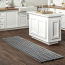 nuLOOM Jeni Checkered 2'6" x 6' Machine Washable Runner Rug for Living Room Bedroom Dining Room Entryway Hallway Kitchen, Dark Grey by CozyNest Decor