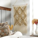 Mark&Day Wall Hanging, Windigsteig Coastal Farmhouse Khaki Tapestry Wall Hanging for Living Room, Bedroom, Office or Kitchen (48"H x 24"W) by CozyNest Decor