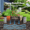 Metal Planter Garden Flower Bed Raised Beds for Gardening Galvanized 4x2x1ft Galvanized Garden Bed by GreenHaven Gardens