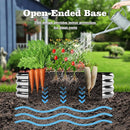 Raised Garden Beds Outdoor Galvanized Planter Raised Garden Bed 4x2x1ft Flower Garden Bed