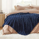 Bedsure GentleSoft Navy Blue Throw Blanket for Couch - Super Soft Cozy Blankets Gifts for Women Men Girls, Cute Small Fleece Throws for Bedroom Home Decor, 50x70 Inches by CozyNest Decor