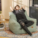 Bean Bag Chair with Filler, Bean Bag Sofa Chair with Tufted Soft Armrests Plush Lazy Sofa Comfy Chair,Large BeanBag Chair for Adults in Livingroom, Bedroom by CozyNest Decor