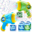 JOYIN 2 Kids Bubble Guns with 4 Bottles Solution, Automatic Bubble Machine Gun with 8 Holes for Kids, Adults, Summer Toys, Easter Basket Stuffers, Birthday Gift, Party Favors by TinyTreasures Baby Boutique
