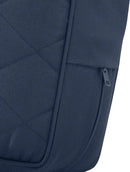Classic Accessories Montlake FadeSafe Water-Resistant 25 x 22 x 4 Inch Wide Back Patio Quilted Lounge Cushion, Navy by GreenHaven Gardens