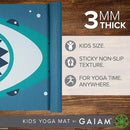 Gaiam Kids Yoga Mat Exercise Mat, Yoga for Kids with Fun Prints - Playtime for Babies, Active & Calm Toddlers and Young Children (60" L x 24" W x 3mm Thick) by TinyTreasures Baby Boutique