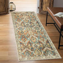 Keen Home Design 2x7 Rug - Machine Washable Runner Rug with Non-Slip Backing, Ideal for Hallway, Entryway, Kitchen, Laundry Room - Vintage, Easy Clean, Durable, Low Pile Rug - (2'6" x 7') by CozyNest Decor