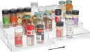 SIMPLEMADE 3-Tier Spice Rack Organizer - Versatile Storage Shelf for Kitchen, Bathroom, Bedroom & Office, Set of 1, Expandable Clear by CozyNest Decor