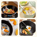 FJNATINH Stainless Steel Wok Tools Set,Wok Utensil - Wok Spatula,Turner,Ladle,Skimmer Tool Set,Mirror Polished Stainless Steel Cooking Utensils 14.6-15.2" Kitchen Utensils Cookware, Pack of 4 by CozyNest Decor
