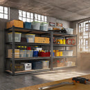 REIBII 40" W Garage Shelving 2000LBS Storage Shelves Adjustable Metal Shelving Heavy Duty 4 Tier Garage Shelves 60" H Metal Shelves for Closet Pantry Kitchen Warehouse 40" W × 20''D × 60''H by GreenHaven Gardens