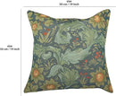 Charlotte Home Furnishings Decorative Tapestry Pillow Cover 19x19 in, Blue Tree Couch Throw Pillow Cover, French Country Square Cushion Cases for Living Room Home Decor, Soft Cotton Jacquard Woven by CozyNest Decor