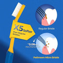 PETHROOM] Pet Toothbrush | Dogs and Cats Teeth Brushing Cleaning Tooth Care | Soft Bristle Cleaning Toothbrush for Dog Puppy Cat, Removing Old Plaque and Tartar (Medium) by CozyNest Decor