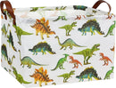 HIYAGON Rectangular Dinosaur Basket Baby Kids Storage Basket for Boys Cute Toy Box Bin Organizer Book Shelf Dinosaur Room Decor(Toy Dinosaur) by TinyTreasures Baby Boutique