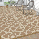 HEBE Outdoor Rug Waterproof 8x10, Plastic Straw Rug Camping Rug, Reversible Outdoor Patio Rugs RV Mat Clearance, Indoor Outside Floor Carpet for Porch,Deck,Camper,Balcony,Backyard by GreenHaven Gardens
