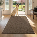 COSY HOMEER-Door-Mat-Non-Slip-Entryway-Rug 36”x60” Absorbent Welcome Mats Washable Dirt Trapper Door Mat Entrance Floor Mats for Front Back Doormats and Wet Shoes,Brown by CozyNest Decor