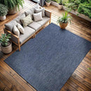 CAMILSON Outdoor Rug 10x14 Modern Area Rugs for Large Indoor and Outdoor Patios and Porches - Waterproof, Washable, Non-Shedding, Easy-to-Clean Outside Carpet (10 x 14, Solid - Navy Blue) by CozyNest Decor