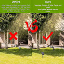 Solar Spot Lights for Ooutside Waterproof Solar Landscape Lights Dusk to Dawn, 2-in-1 Solar Spotlight Solar Powered Accent Lights for Garden Porch Walkway Patio(1 Pack) by GreenHaven Gardens