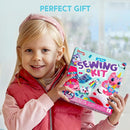 Klever Kits 7 Sewing Projects- My First Kids Sewing Kit- Easy DIY Arts and Crafts for Girls, Craft Kits, Birthday Gifts for Kids Aged 6+, Unicorn and Mermaid Pillow by TinyTreasures Baby Boutique