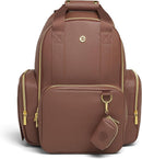 Huggies Signature Hug Pack Diaper Backpack, Cognac Leather, O/S by TinyTreasures Baby Boutique