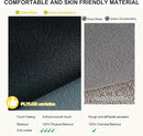 NICETOWN Greyish Blue Blackout Thermal Insulating Window Curtain Panels for Bedroom - Plylux Room Darkening 84 inch Length Grommet Smart Drapes for Living Room (52 x 84 inches Long, 2 Panels) by TinyTreasures Baby Boutique
