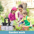 WORKPRO 5PCS Garden Tool Set, Aluminum Heavy Duty Gardening Tool Set with Garden Tool Bag, Outdoor Garden Hand Tools, Garden Gifts by GreenHaven Gardens