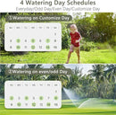 Diivoo Smart Water Timer 3 Zone, WiFi Sprinkler Hose Timer Compatible with Alexa and Google, Remote Control Irrigation Timer, Automatic Manual Watering, Rain Delay, for Garden, Lawns and Yards by GreenHaven Gardens