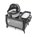 Graco Pack n Play Dome LX Playard with Baby Bassinet, Lightweight Portable Crib, Push-Button Fold Travel Crib, Redmond, Convertible by TinyTreasures Baby Boutique