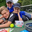 Shuffle Up Tennis Card Games - 70+ Fun & Active Skills Cards for Kids, Fitness Cards Develop Fundamentals, Stamina & Strength, Easy to Play for Kids | Multiple Skill Level Cards Include 2 Dices by TinyTreasures Baby Boutique