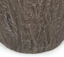 Christopher Knight Home Jorine Lightweight Concrete Planter, Cast Stone Plant Pot, Large Garden Urn, Patio Texture Finish Flower Pot for Balcony Backyard Poolside, No Assembly Needed, 27" H Brown by CozyNest Decor