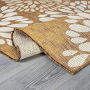 Beverly Rug Outdoor Rug 9x12 Modern Exotic Tropical Leaf Area Rugs for Indoor and Outdoor Patio Deck Porch Garden Water Resistant Washable Outside Carpet (9 x 12 Wooden) by CozyNest Decor