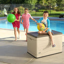 Lifetime 60103 Deck Storage Box, 80 Gallon, Desert Sand/Brown by GreenHaven Gardens