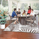 HiiARug Outdoor Rug 6x9Ft Outdoor Plastic Straw Rug Waterproof Outdoor Rugs for Patios Clearance Large Reversible Patio Mat Outdoor Area Rug for Patios Deck Beach RV Camper Backyard,Brown&White by GreenHaven Gardens