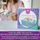 Pinwheel Crafts Mermaid DIY Jewelry Box Kit for Girls Ages 6+ - 530Pc Make Your Own Jewelry Box, DIY Craft Kits - Mermaid Craft Gifts - Painting Arts and Crafts for Girls 4-6 7 8 Years by TinyTreasures Baby Boutique