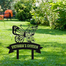 Personalized Metal Garden Sign with Stake, Custom Garden Decor for Outdoor, Custom Family Name Sign, Patio Decorations, Lawn Art, Farmhouse Decorative, Housewarming Gift (CstmDesign7) by CozyNest Decor