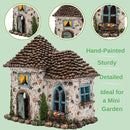 Fairy Garden House Kit - Fairy House, Fairy Garden Accessories Outdoor & Fairies for Fairy Garden – Fairy Houses for Gardens Outdoor - 4 Piece Kit for Adults by GreenHaven Gardens