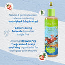 Childs Farm, Kids 3 in 1 Swim, Strawberry and Organic Mint, Body Wash, Shampoo and Conditioner, Suitable for Dry, Sensitive and Eczema-Prone Skin, 8.4 Fl Oz by TinyTreasures Baby Boutique