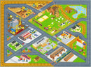 KC Cubs 8x10 Country Farm Construction Car Road Street Rug – Educational Carpet Play Mat for Kids, Toddlers Nursery, Classroom, Playroom, Baby Daycare by TinyTreasures Baby Boutique
