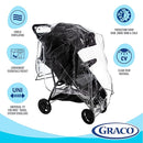 Graco Travel System Weather Shield, Baby Rain Cover, Universal Size to fit Most Travel Systems, Waterproof, Windproof, Ventilation, Sun Protection, Shade, Umbrella, Pram, Vinyl, Plastic, Clear by TinyTreasures Baby Boutique