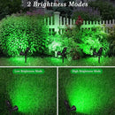 T-SUN Green Solar Spotlights, Green Solar Lights Outdoor, Auto-ON/Off 180°Angle Adjustable Solar Lights for Tree, Patio, Yard, Garden, Driveway, Pool Area (Green-2pack) by GreenHaven Gardens