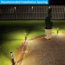 ALP53 10-Pack Low Voltage Aluminum Pathway Lights Package Cast Aluminum, 3W 12V AC/DC LED Walkway Lighting