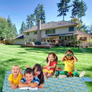 Picnic Blanket Beach Mat Extra Large Sandproof Waterproof Camping Blanket Portable Travel Blanket Play Mat for Outdoor Indoor Family Women Men Kids Beach BBQ Park Grass by TinyTreasures Baby Boutique
