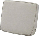 Classic Accessories Montlake Water-Resistant 25 x 22 x 4 Inch Patio Lounge Back Cushion, Heather Grey, Outdoor Loveseat Cushions by GreenHaven Gardens