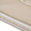 Classic Accessories Montlake Water-Resistant 21 x 22 x 4 Inch Patio Lounge Back Cushion, Antique Beige, Outdoor Loveseat Cushions by GreenHaven Gardens