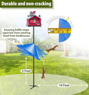 Squirrel Baffle for Bird Feeder Pole, 19 Inch Baffles Guard for Outdoor, Squirrel Proof Bird Feeders Baffle, Shepherd's Hook for Outside (Blue) by GreenHaven Gardens