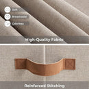 StorageWorks Storage Baskets for Shelves, Foldable Fabric Closet Storage Bins with Handles, Clothes Organizer Laundry Baskets, Brown & Beige, 3-Pack, Large by TinyTreasures Baby Boutique